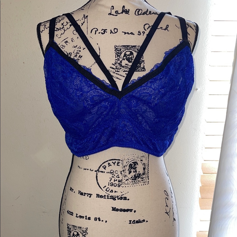 Torrid Royal Blue Lace Bralette